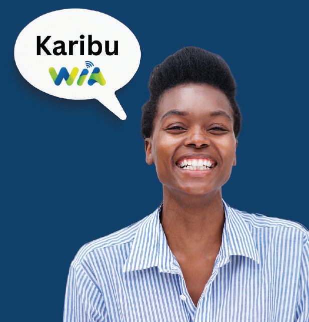 African family using WiA HomePlan Internet for streaming, study and remote work